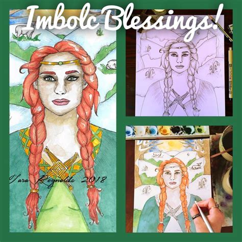 500 x 700 jpeg 94 кб. Goddess Art Celtic Goddess Brigid Art Print Brighid Imbolc ...