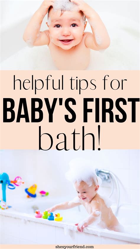 Bath time can be a fun time for you and your baby. Helpful tips for baby's first bath. Everything you need to ...