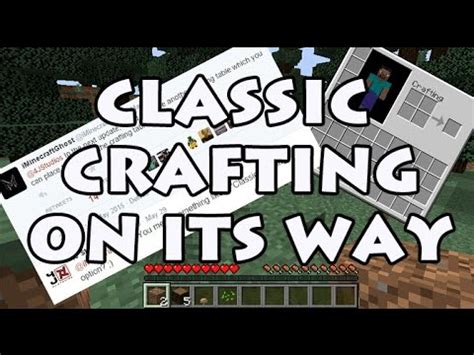 We did not find results for: MINECRAFT (XBOX360/PS3) - "CLASSIC CRAFTING UPDATE!" - YouTube