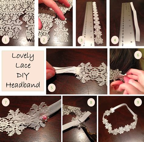 Diy headbands do a brilliant job of showing. Hippie Headbands DIY | Diy headband, Lace diy, Diy lace headband