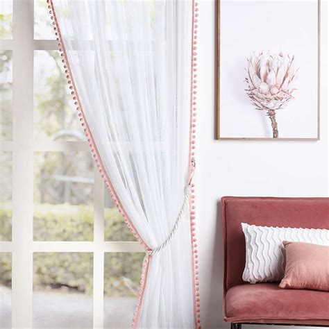 Does spotlight sell other fabrics too? Anne Sheer Curtain With Pom Poms Project | Spotlight New ...