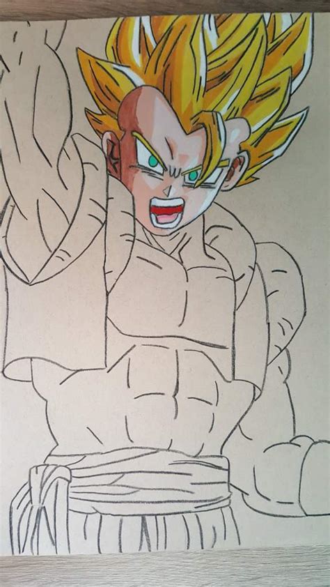 How to draw gogeta from dragon ball z in easy steps tutorial. Gogeta Drawing | DragonBallZ Amino