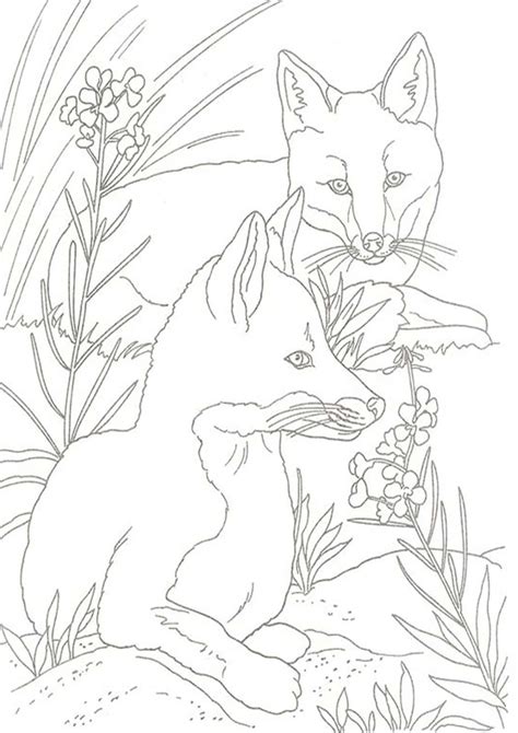 Fox frogs giraffes horses insects kangaroos Free & Easy To Print Fox Coloring Pages - Tulamama