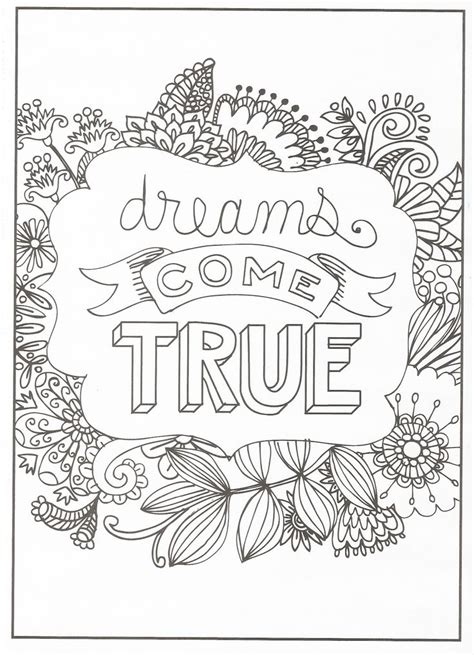 Dream catcher coloring pages are a great way to get spiritual. Timeless Creations - Creative Quotes Coloring Page ...