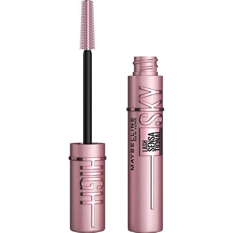 A fanning brush with 10 layers of bristles reveals a full flourish of lashes for a sensational effect. Maybelline Lash Sensational Sky High Mascara Review ...