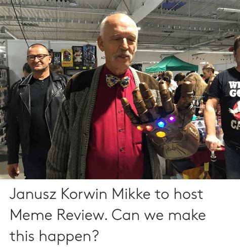 Many ppl in poland are furious and so very ashamed that there's this sexist. AZ CHUCKY Janusz Korwin Mikke to Host Meme Review Can We ...