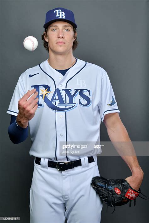 Tyler glasnow is now a name on every mouth all over the world. Tyler Glasnow of the Tampa Bay Rays poses for picture day ...