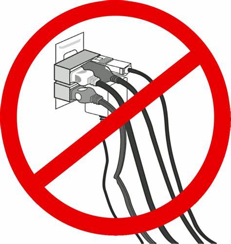 Do Not Overload Electrical Outlets
